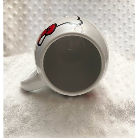 Hello Kitty I Love Apples 18oz Barrel Shaped Large 18oz Ceramic Coffee Mug-NEW - Picture 5 of 6